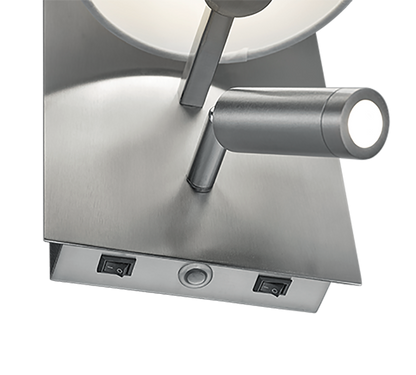 Marriot wall lamp E27 + LED brushed steel/white — 271470207