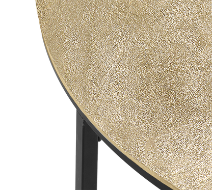Padma side table Ø60 x 46 cm gold/black