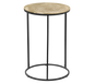 Padma side table Ø41 x 61 cm gold/black