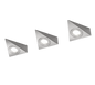 Ecco LED wall lamp 3-pc hrjattu teräs — 273370307