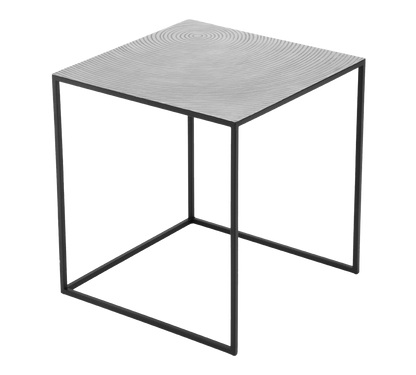 Shanti table set 50 cm + 40 cm silver