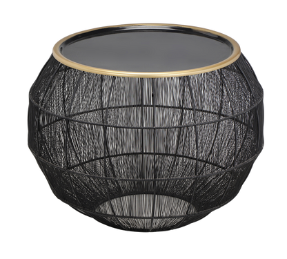 Kamika table set Ø55 cm + Ø40 cm black