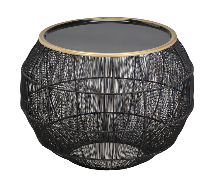 Kamika table set Ø55 cm + Ø40 cm black