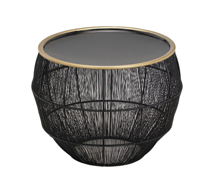 Kamika table set Ø55 cm + Ø40 cm black