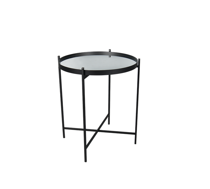 Verena table set Ø45 cm + Ø40 cm black