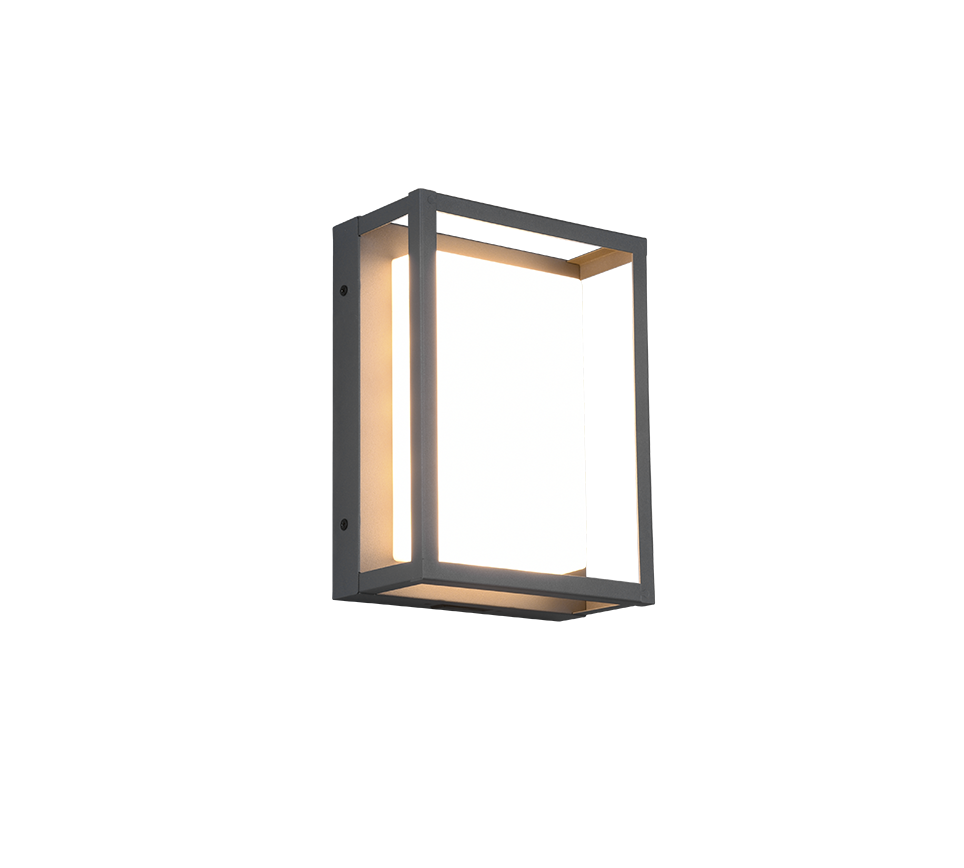 Witham LED wall lamp anthracite — 277860142