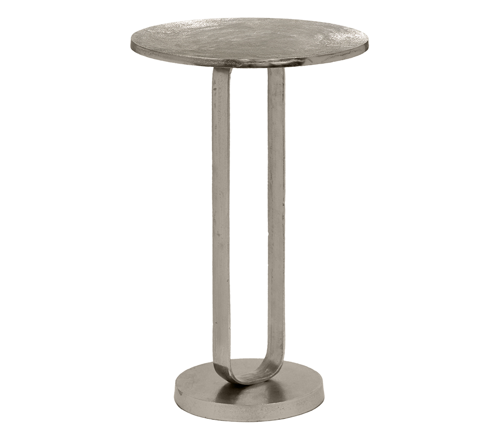 Tara side table Ø38 x 61 cm silver