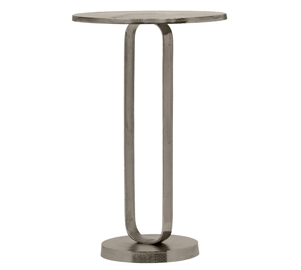 Tara side table Ø38 x 61 cm silver