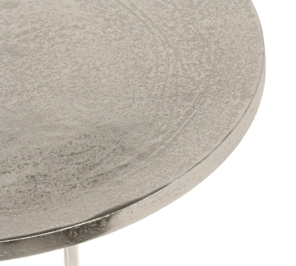 Tara side table Ø38 x 61 cm silver