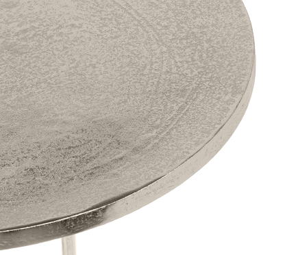 Tara side table Ø38 x 61 cm silver