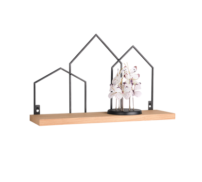 Jelena shelf 48 x 30 x 14 cm wood/black