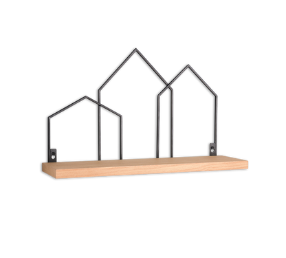 Jelena shelf 48 x 30 x 14 cm wood/black