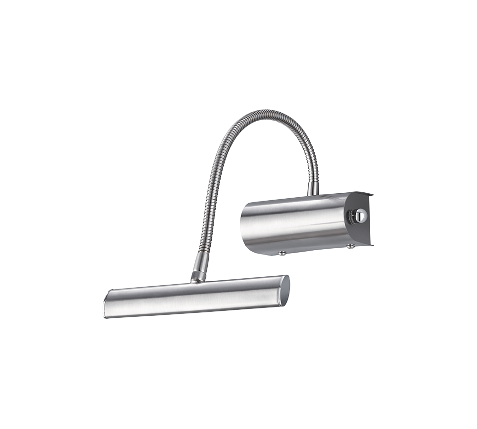 Curtis LED wall lamp brushed steel — 279770107