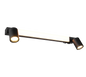 Enrico H2O LED + 2xGU10 wall lamp 60 cm matt black — 281470332