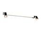 Enrico H2O LED + 2xGU10 wall lamp 90 cm chrome — 281479306