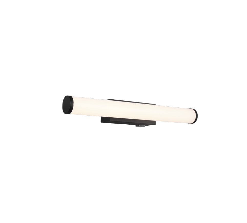 Mattimo H2O LED wall lamp 40 cm matt black — 283270132