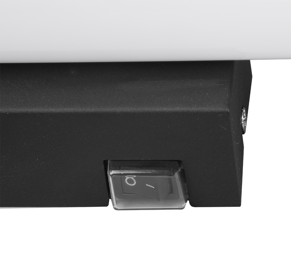 Mattimo H2O LED wall lamp 60 cm matt black — 283270232