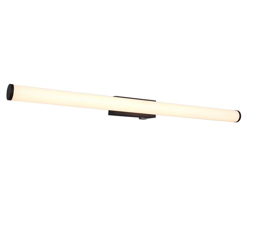 Mattimo H2O LED wall lamp 80 cm matt black — 283270332