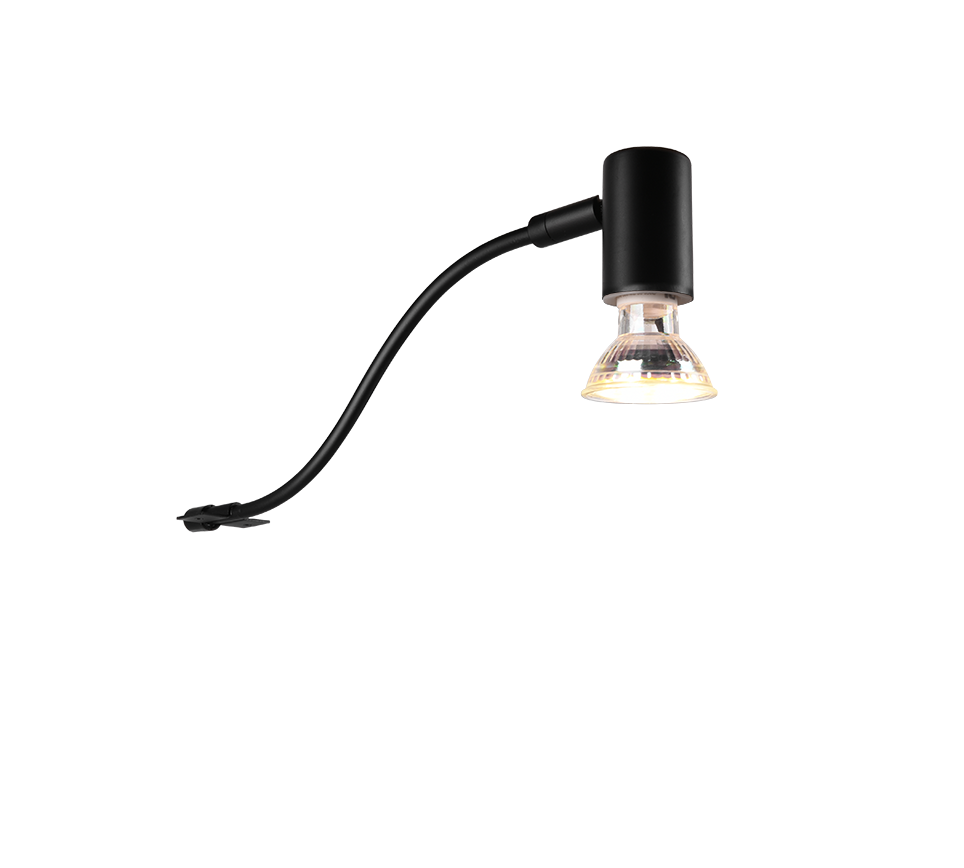 Giada H2O wall lamp 1-pc GU10 matt black — 283400132