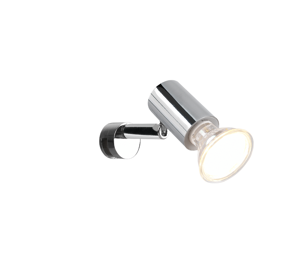 Lorenzo H2O wall lamp 1-pc GU10 chrome — 283500106