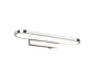 Gianni H2O LED wall lamp 40 cm chrome — 283770106