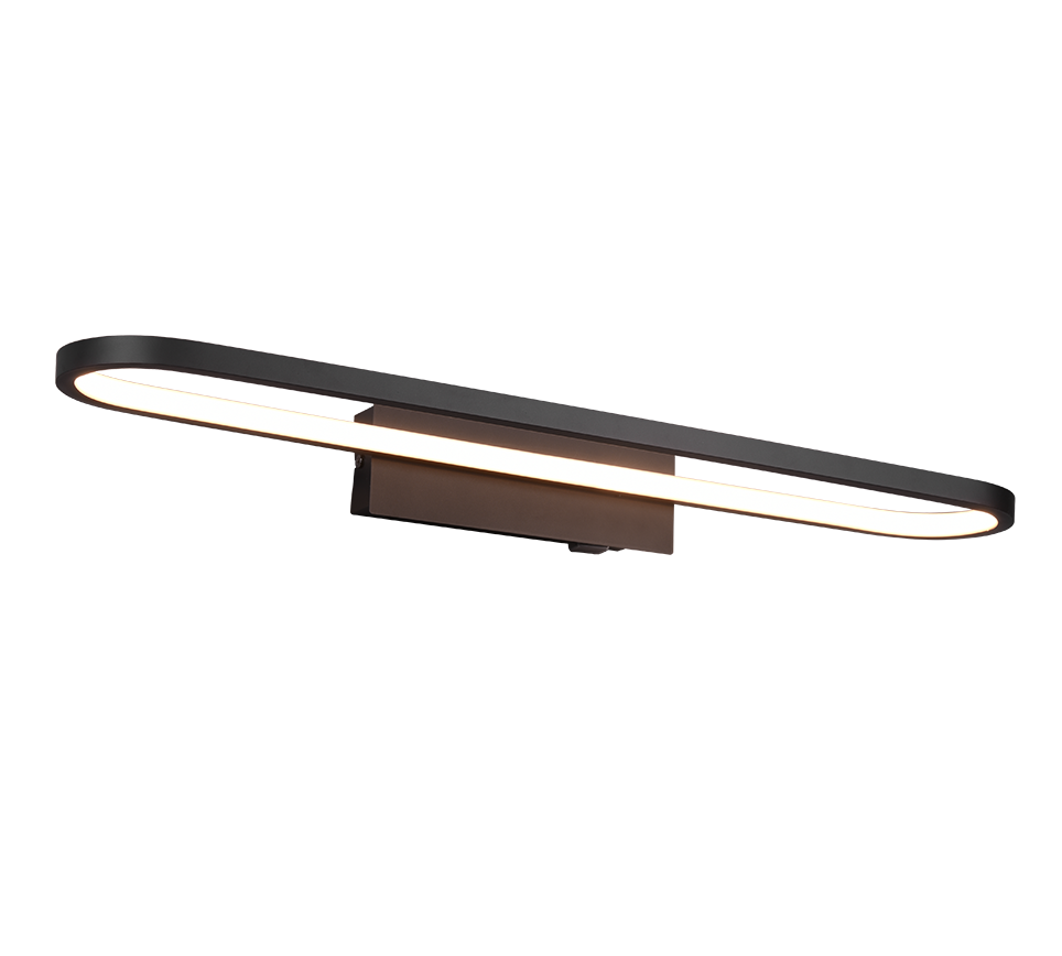 Gianni H2O LED wall lamp 60 cm matt black — 283779132