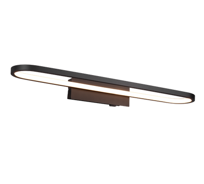 Gianni H2O LED wall lamp 60 cm matt black — 283779132