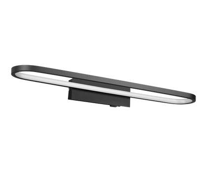 Gianni H2O LED wall lamp 60 cm matt black — 283779132