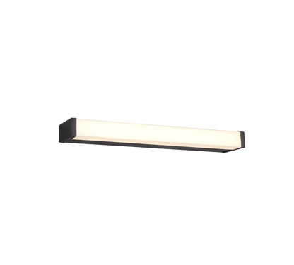 Fabio H2O LED wall lamp 42 cm matt black — 283814232