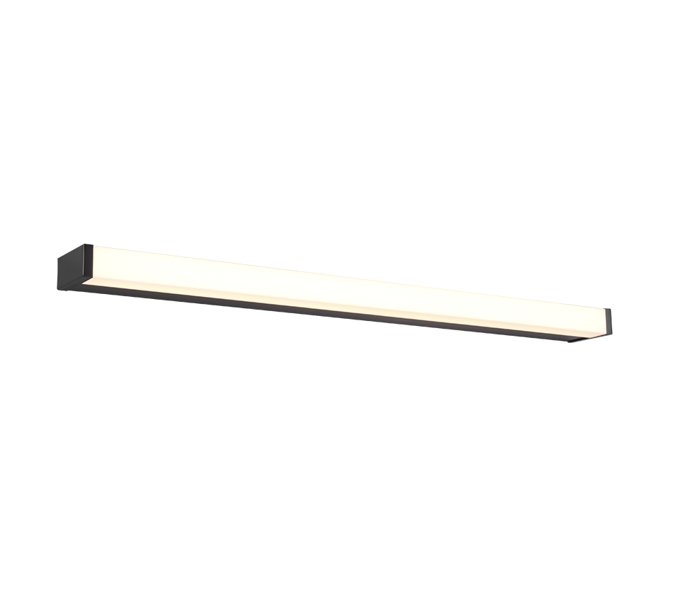 Fabio H2O LED wall lamp 80 cm matt black — 283817932