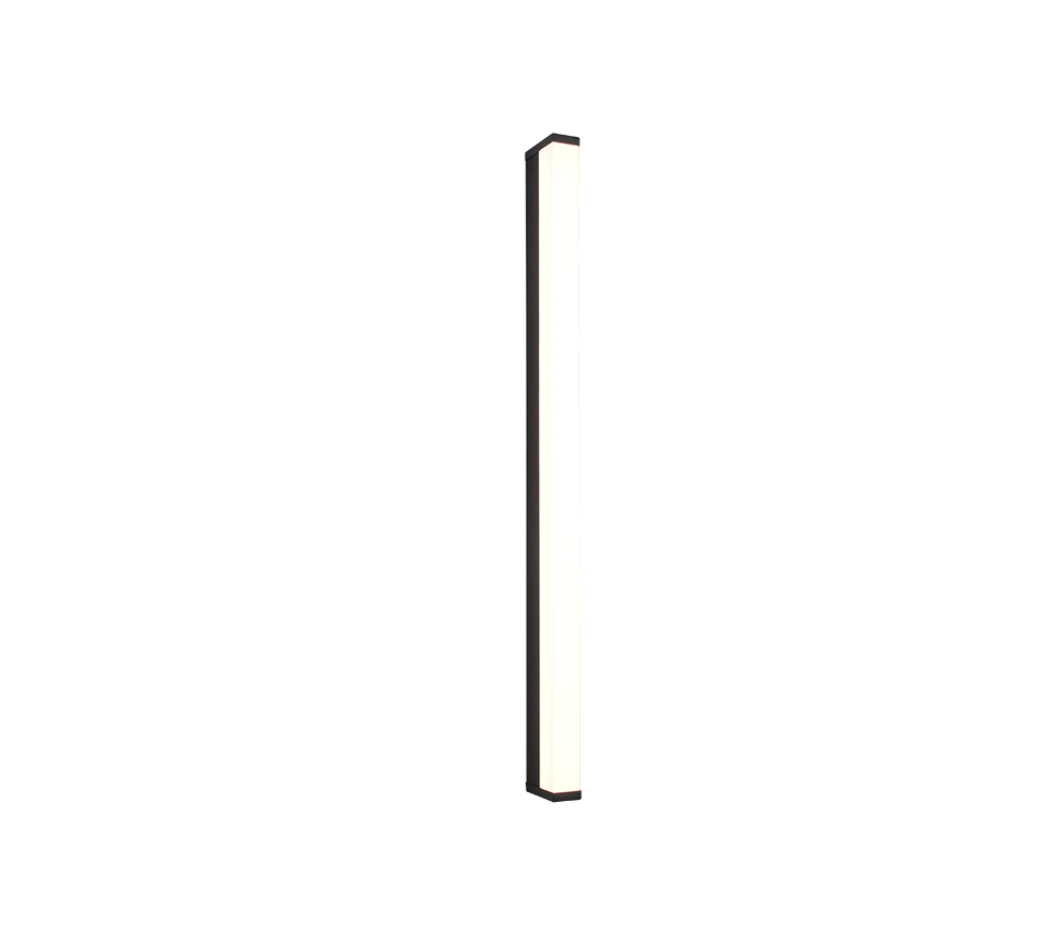 Fabio H2O LED wall lamp 80 cm matt black — 283817932