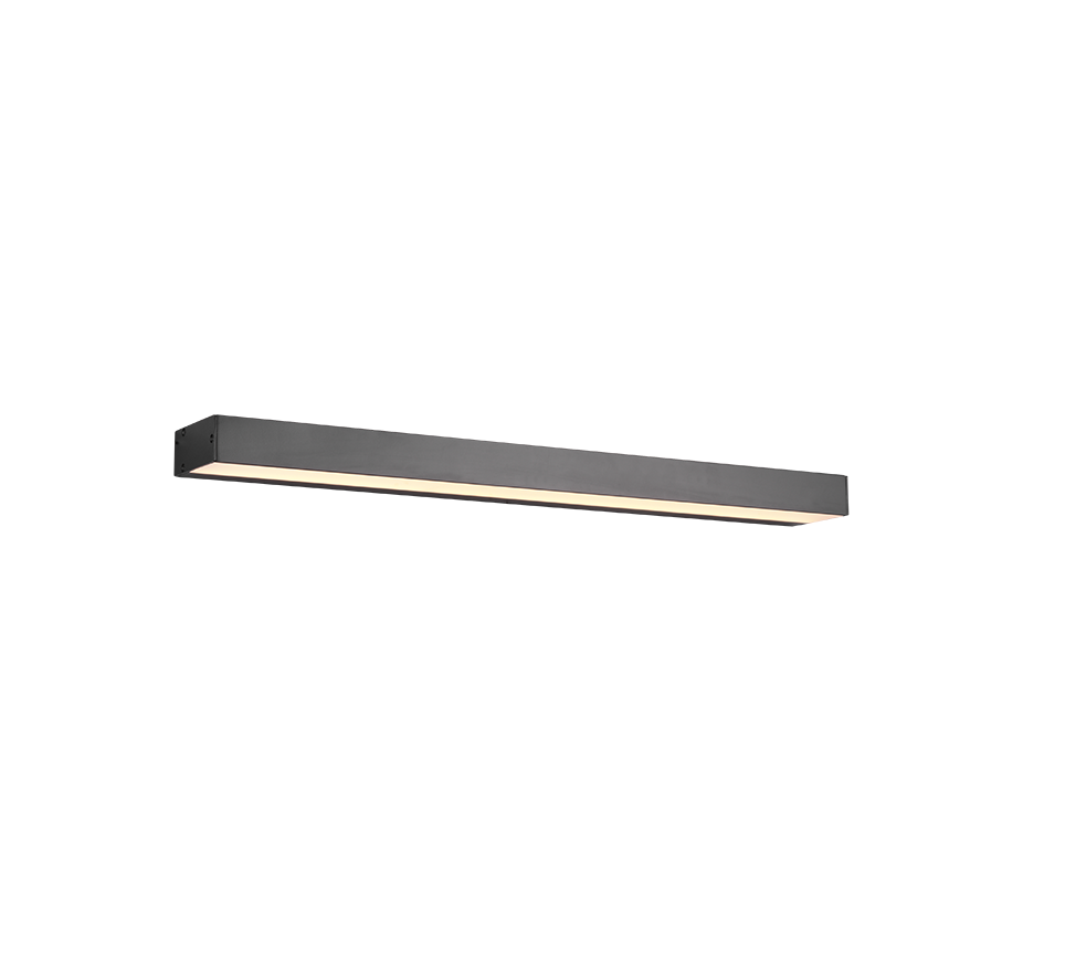 Rocco H2O LED wall lamp 60 cm matt black — 283916032