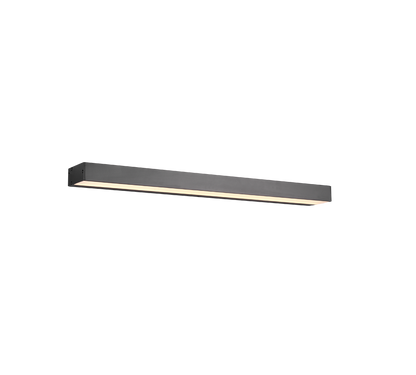 Rocco H2O LED wall lamp 60 cm matt black — 283916032