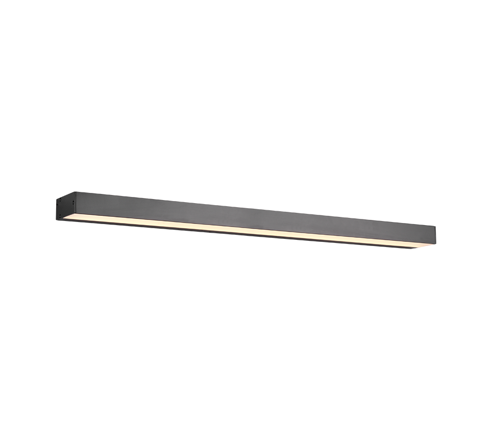 Rocco H2O LED wall lamp 90 cm matt black — 283919032