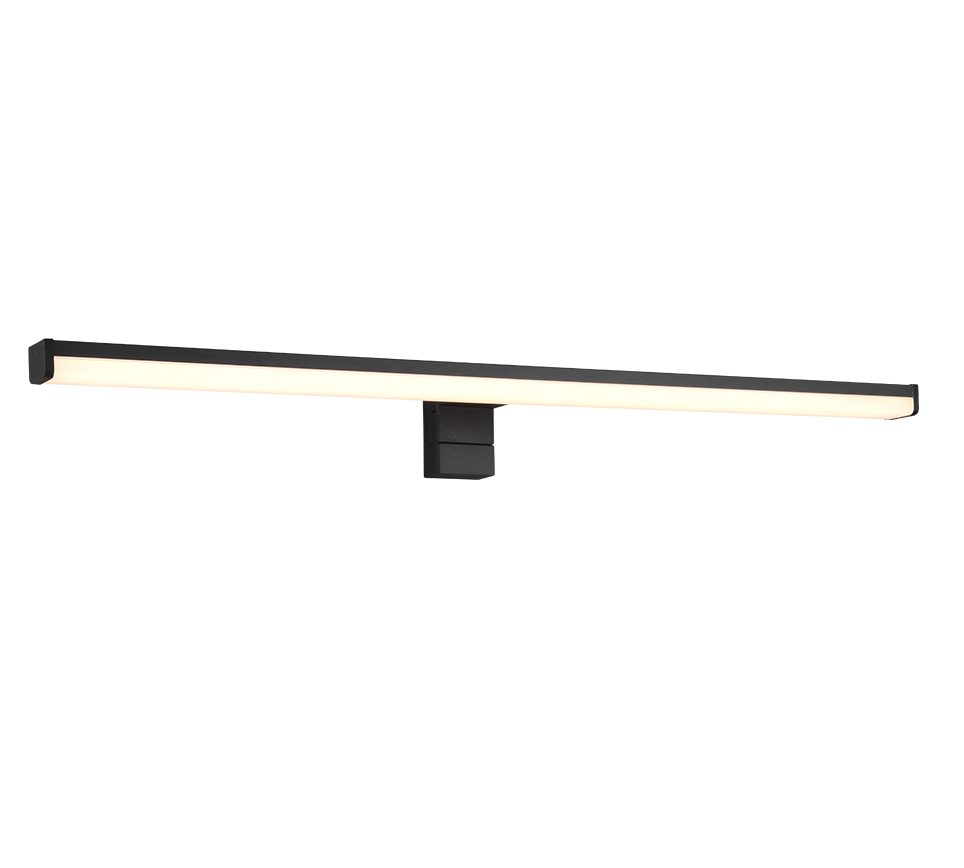 Lino H2O LED wall lamp 60 cm matt black — 284116032