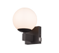 Kula H2O wall lamp 1-pc E14 matt black — 284270132