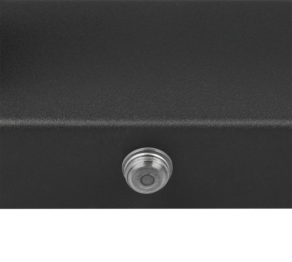 Fabrizio LED wall lamp 80 cm matt black — 284779132