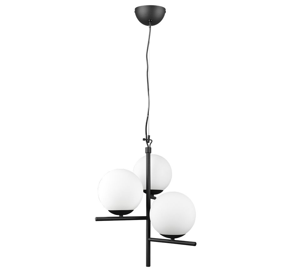 Pure pendant 3-pc E14 matt black — 302000332