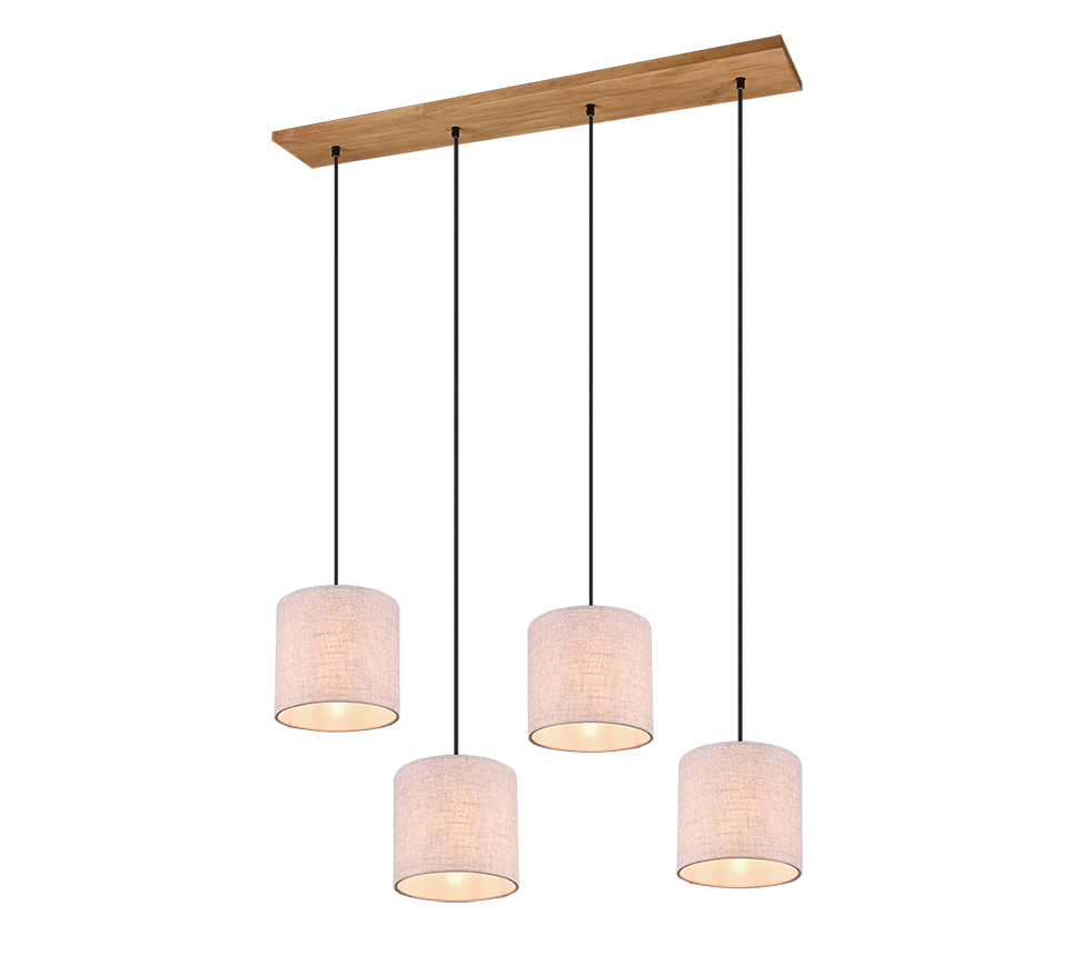 Elmau pendant 4-pc E27 natural white — 302100430