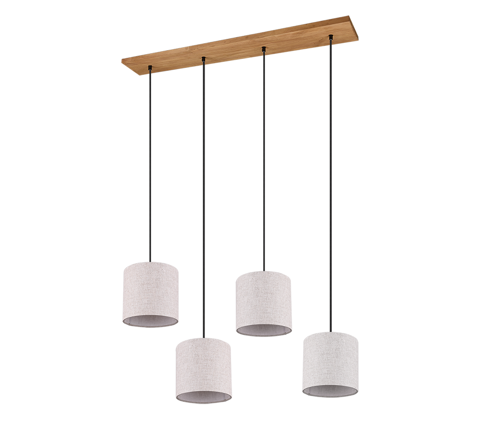 Elmau pendant 4-pc E27 natural white — 302100430