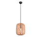 Runa pendant 35 cm E27 matt black/sisal — 303090132
