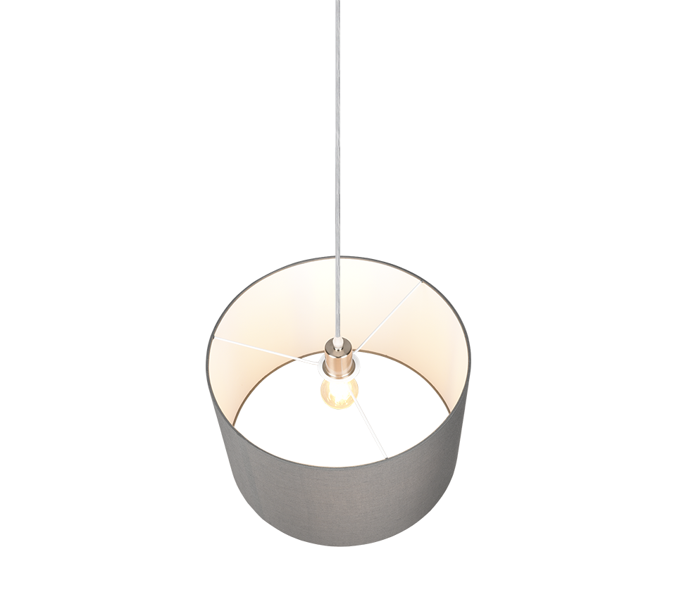 Hotel pendant 40 cm E27 grey — 303300111