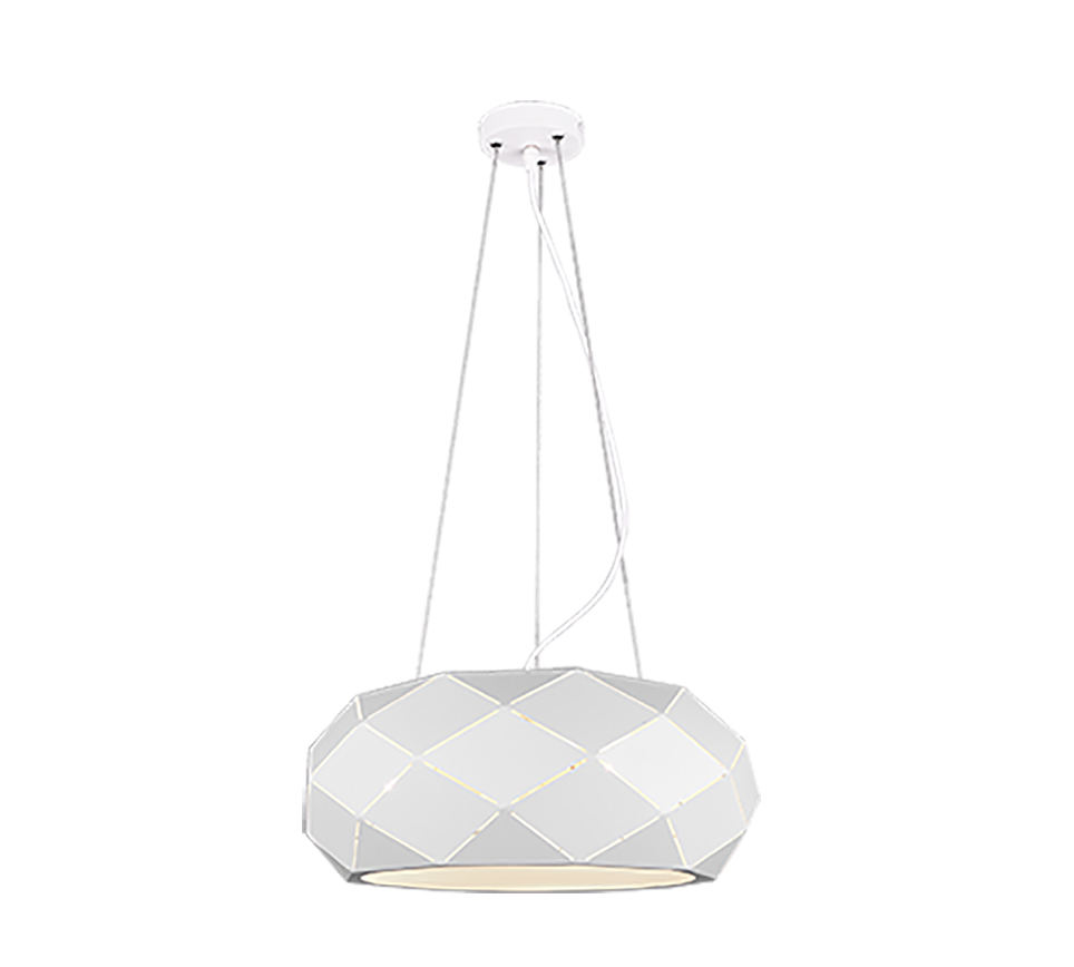Zandor pendant 3xE27 matt white — 303500331