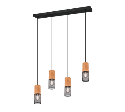 Tosh pendant 4xE27 matt black — 304300432