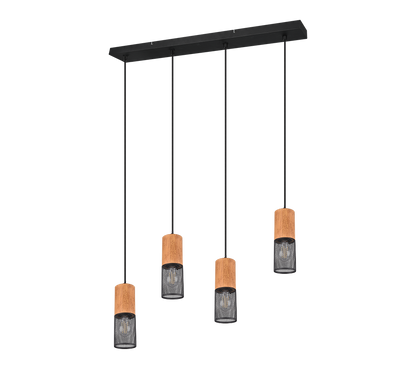 Tosh pendant 4xE27 matt black — 304300432