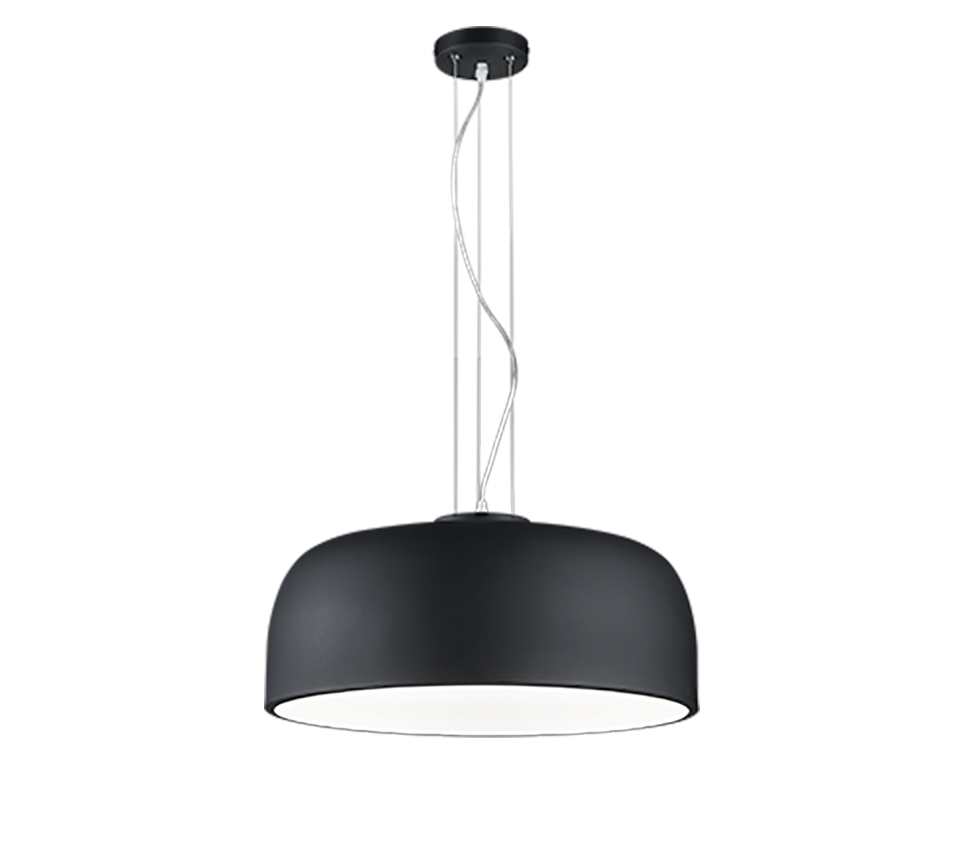 Baron pendant 4xE27 matt black — 309800432