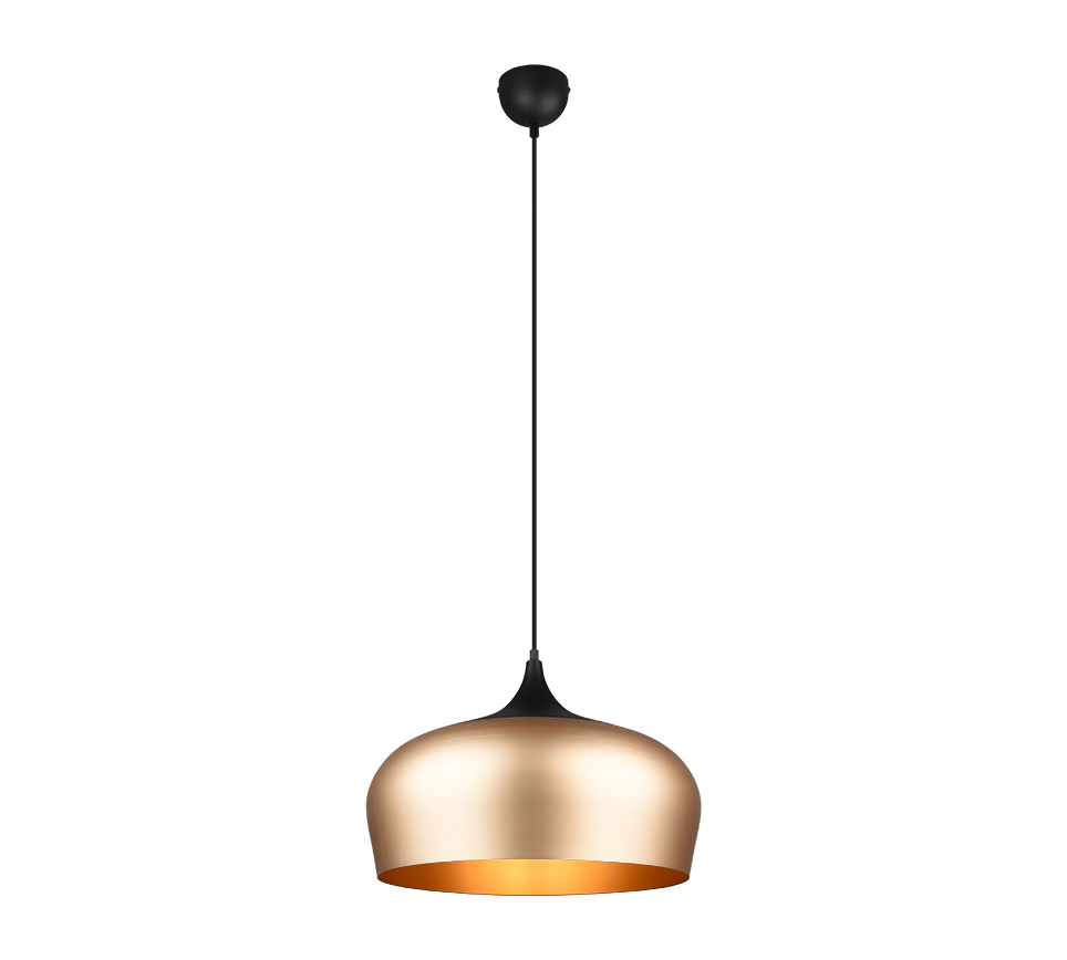 Chiron pendant 1-pc 45 cm E27 matt brass — 310890108