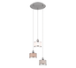 Kaprun pendant 3-pc E14 chrome/multicolor — 311630306