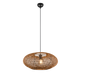 Hedda pendant E27 matt black/sisal — 312300136