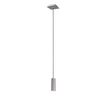 Marley pendant 1-pc 12 cm GU10 brushed steel — 312400107